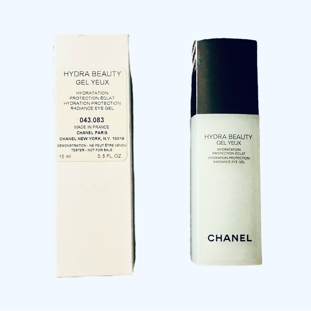 NIB Chanel Eye Gel Hydra Beauty Hydration Protection Radiance 0.5oz